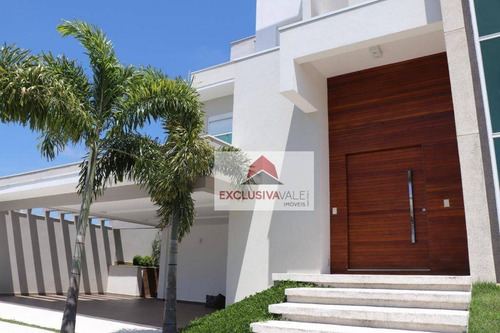 Imagem 2 de 30 de Casa À Venda, 452 M² Por R$ 3.800.000,00 - Condomínio Reserva Do Paratehy - São José Dos Campos/sp - Ca0295