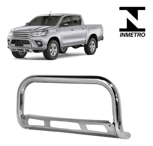 Parachoque De Impulsão Hilux 2018 2019 2020 Com Chapa Cromo