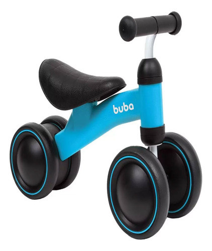 Bicicleta De Equilíbrio Balance 4 Rodas Buba Azul