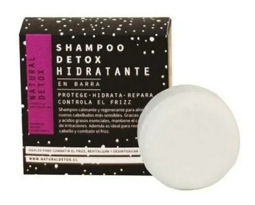 Natural Detox Shampoo Barra Detox Hidratante/caspa Seca 70gr
