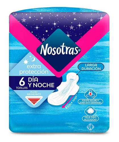 Toallas Nosotras Dia Noche 6 Un Extra Proteccion