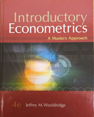 Introductory Econometrics: A Modern Approach