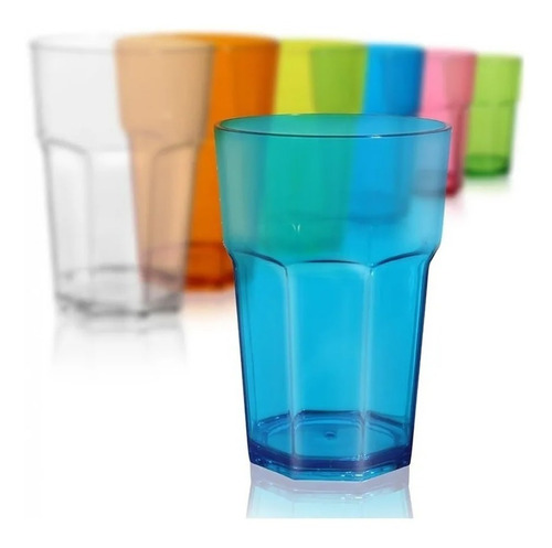 Imagen 5 de 7 de 100 Vaso Bristol Plástico 520 Cm3 Con Impresión Tu Logo