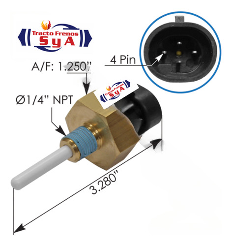 Sensor De Nivel De Refrigerante Paccar S291/203a-s291203