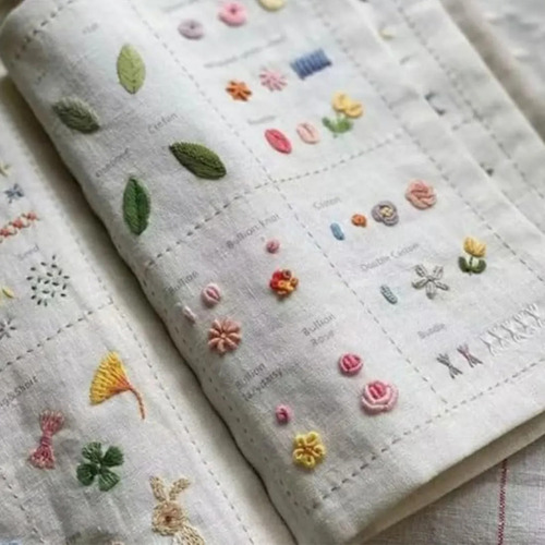 Libro De Puntadas De Bricolaje, Libro De Puntadas De Bordado