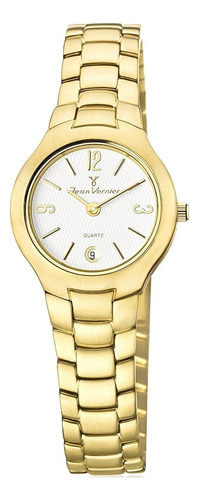 Relógio Feminino Jean Vernier Dourado 24 H C