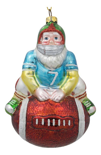 Bestpysanky Santa Claus Jugador De Futbol Deportes Bola Vid