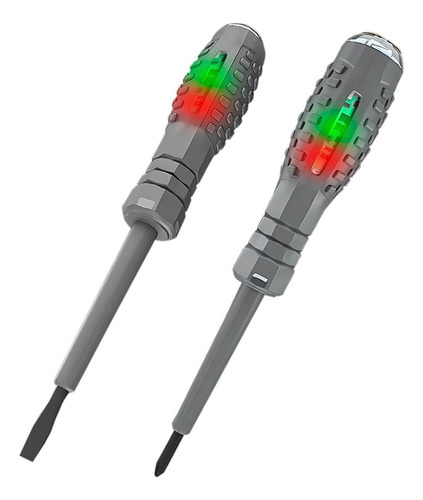 Destornillador Comprobador De Voltaje 2 En 1, Paquete De 2