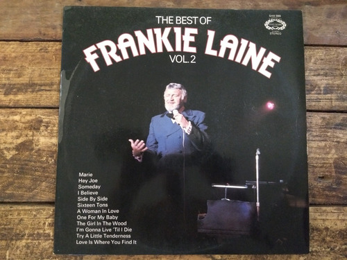 Frankie Laine The Best Of Vol. 2 Disco Vinilo Lp Ingles