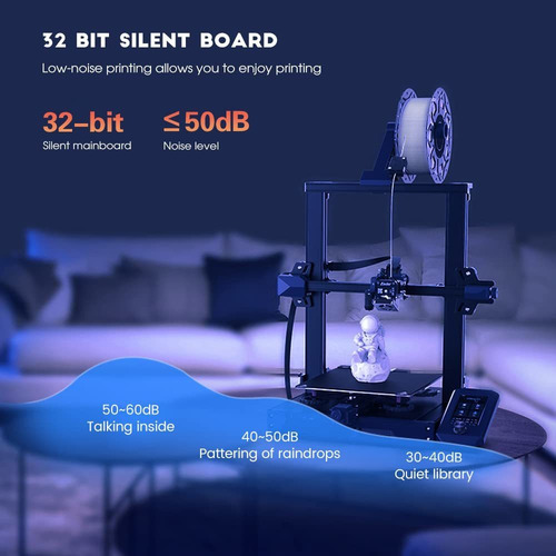 Impresora 3d Oficial Creality Ender 3 S1, Doble Eje, Metal