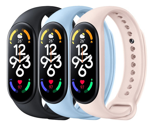 3 Piezas Para Xiaomi Mi Band 4/band 3 Pulsera Reloj Banda