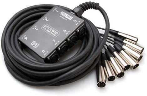 Hosa Proconex Little Bro' Sub Snakes Xlr X 8 -  7 Metros.