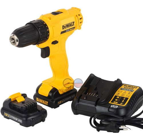 Dewalt Taladro Inalámbrico 12 V 1500 Rpm + Batería Y Estuche