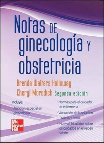 Notas De Ginecologia Y Obstetricia, De Walters. Editorial Mc Graw Hill En Español
