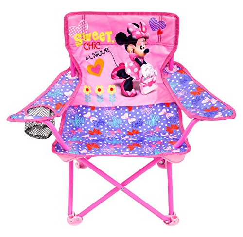 Silla De Campamento De Minnie Niños Silla Plegable Por...