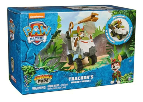 Paw Patrol Jungle Pups, Vehículo Temático De Tracker,