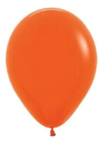 Balão Látex Fashion R24 3 Unid Balloons Cor Laranja