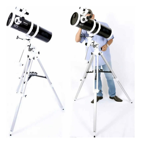 Telescópio Toya 150mm Startec Pro 150st Eq3-5 C/ Camera Wifi Cor Preto E Branco