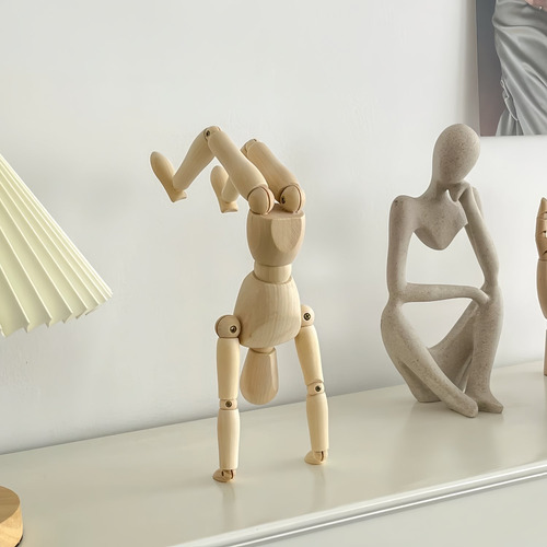 Adornos Y Objetos Para Pintar Maniquí Articulado 33cm Muñeco