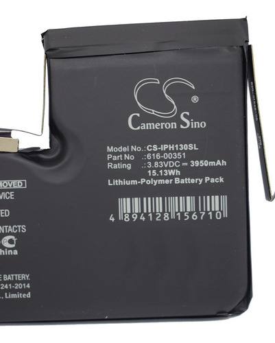 Acumulador Cameron Sino P/ iPhone 11 Pro Max Part 616-00351 