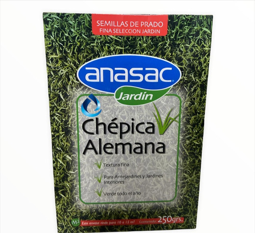 Semillas Pasto Chepica Alemana 250 Gr - Anasac - Jardín 