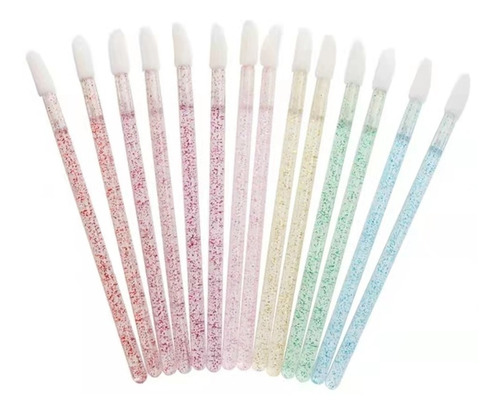 600 Pzas Lip Brush Glitter Para Labios Pestañas,microblading