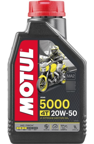 Aceite Motul 5000 4t 20w50 