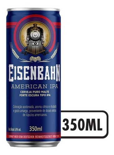 Cerv Eisen Ameripa 350 Ml Pack 6 Unidades