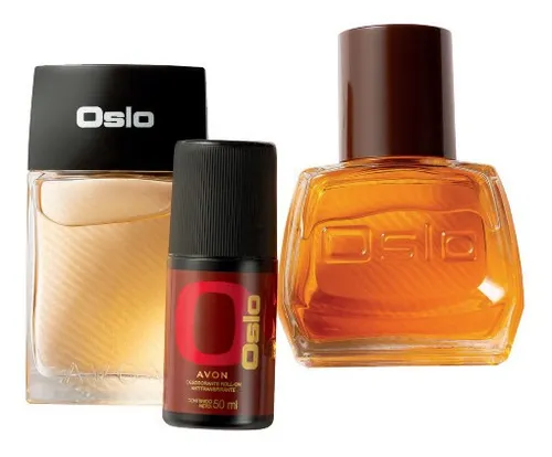 Avon Oslo Colonia Para Caballero Y Complementos Set 3 Piezas