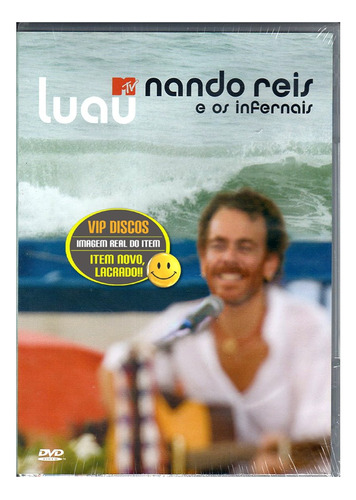 Dvd Nando Reis Luau Mtv - Original Novo Lacrado Raro!