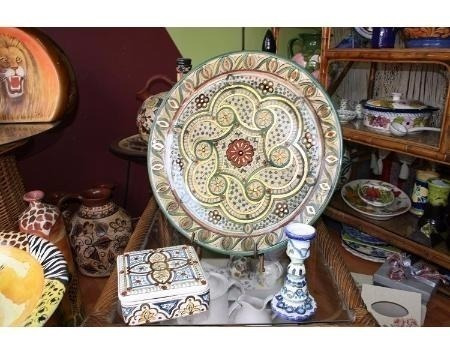 Arte Y Decoración Cerámica Al Horno: Platos Pintados A Mano