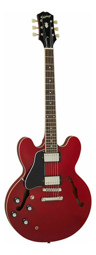 Guitarra Electrica EpiPhone Es-335 Cherry P/zurdo Color Rojo