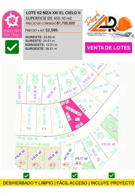 Terreno en venta