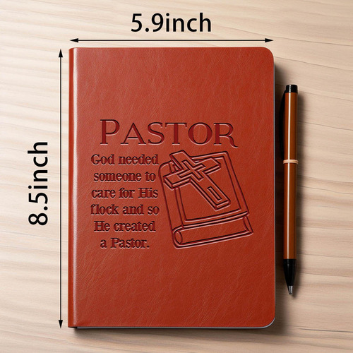 Whlbhg Regalos Para Pastor, Cuaderno De Cuero Para Pastor, .