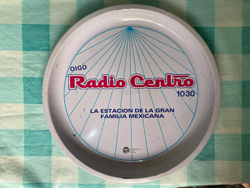 Charola Antigua De Grupo Radio Centro