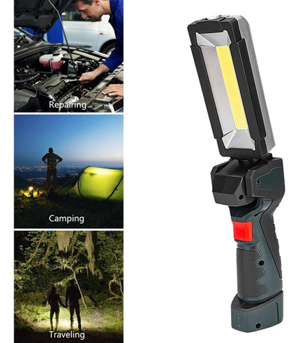 Magnética Base De Con Detección Luz Led Cob