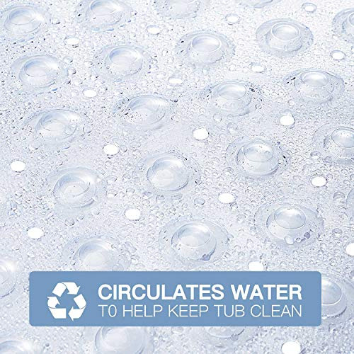 Alfombrillas Yinenn Para Bañera Y Ducha, De 31 X 15.5 Pulgad