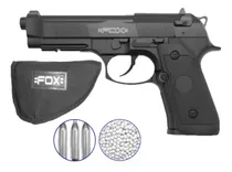 Comprar Pistola Airsoft Co2 Fox Beretta 92 6 Mm Semi Auto + Funda Negro 6 Mm