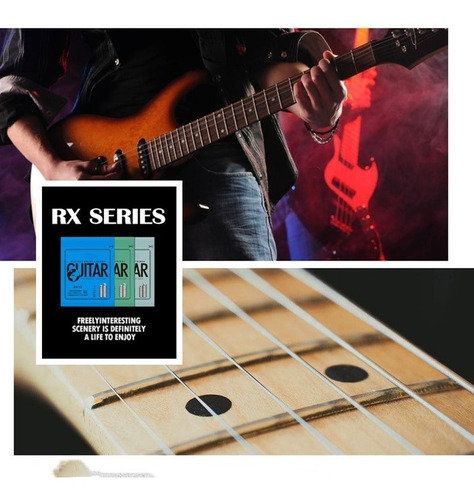 Imagen 2 de 2 de Cuerdas Guitarra Eléctrica Orphees Normal Ligth Rx17 (10-46)