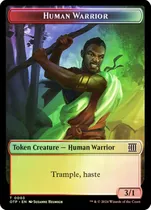 Comprar Cartas Magic Human Warrior Token \u002F\u002F Mercenary Token Foil Bn