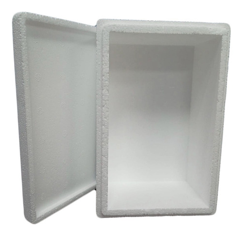 Caja / Envase Térmico Telgopor / Alimentos 25x14x14 Cm