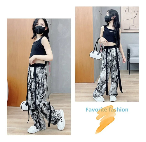 Pantalones Anchos Antimosquitos De Seda Helada De Verano Par