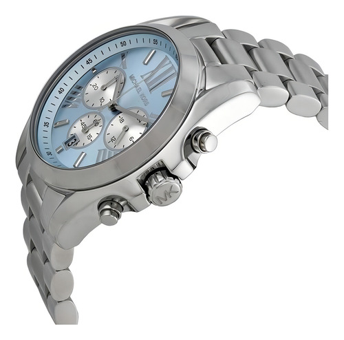 Relógio Feminino Mk6099 Bradshaw Quartz 100m Prata