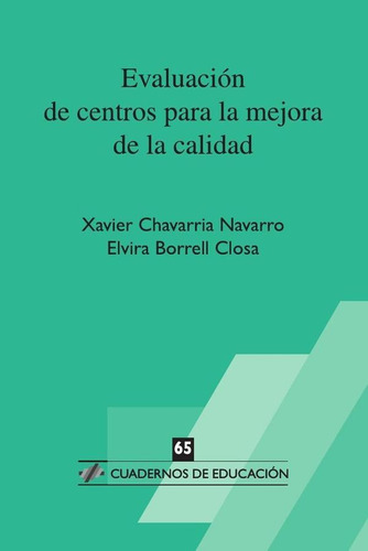 Evaluación De Centros Para La Mejora De La Calidad - Elvi...