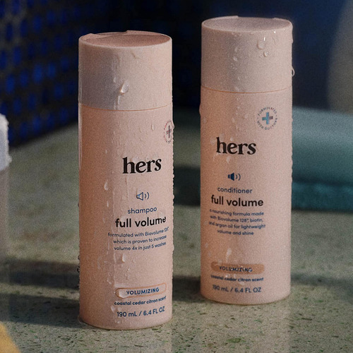 Shampoo E Condicionador De Volume Total Hers - Shampoo E Con