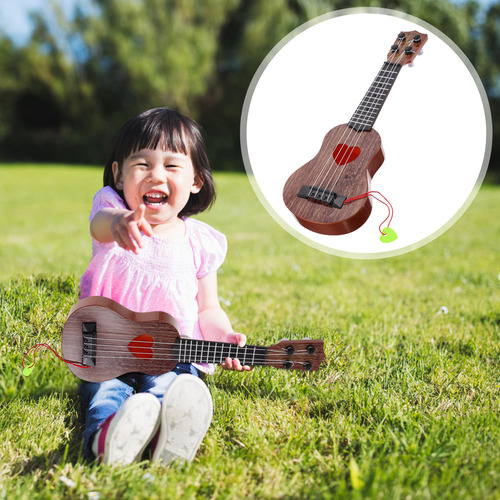U Puzzle De Ukelele Con Guitarras Para Niños