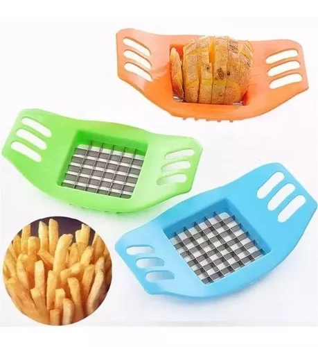  Wgwioo Cortador de papas fritas de grado comercial para fritas,  rebanador de papas fritas, máquina para hacer papas fritas, 0.18 pulgadas :  Hogar y Cocina