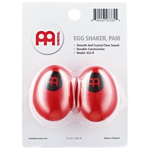 Huevo Rítmico Shaker Meinl X 2 Unidades Huevitos Colores