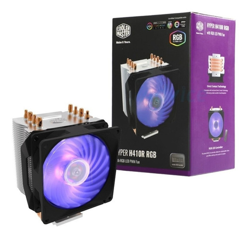 Cooler Para Processador H410r Rgb - Rr-h410-20pc-r1