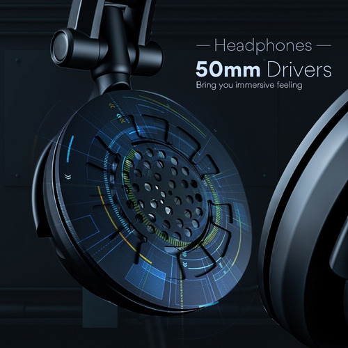 Kit Microfono Condensador Usb Y Auriculares Maono Au-a04h